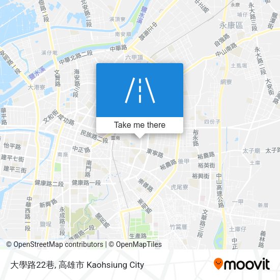 大學路22巷 map