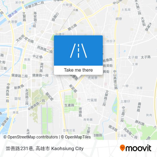 崇善路231巷 map