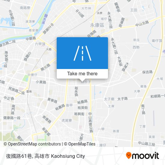 復國路61巷地圖