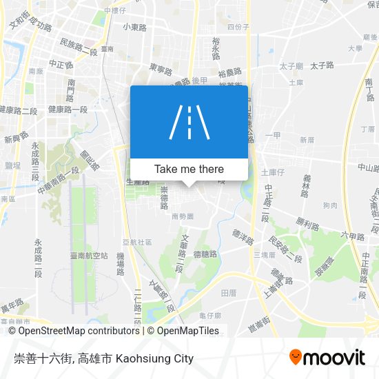 崇善十六街 map