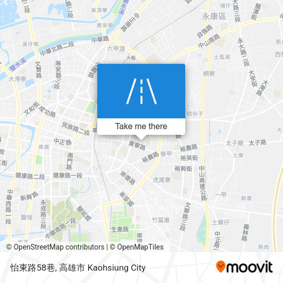 怡東路58巷 map