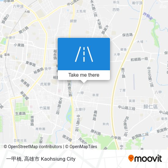 一甲橋地圖