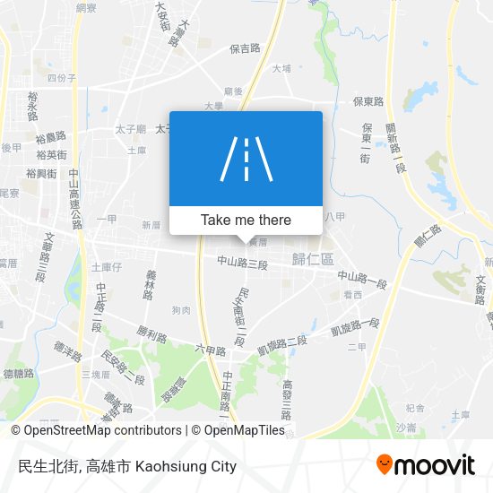 民生北街 map
