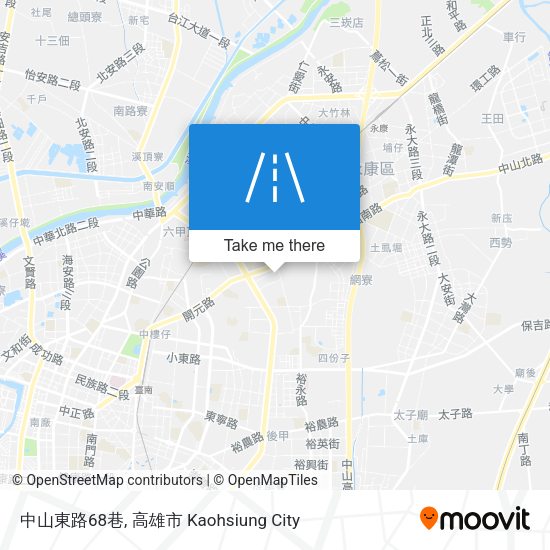 中山東路68巷地圖