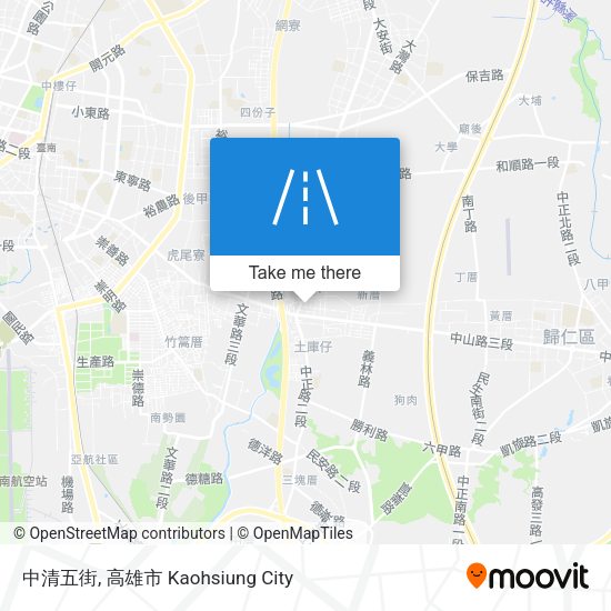 中清五街 map