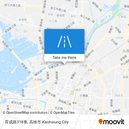 育成路318巷地圖
