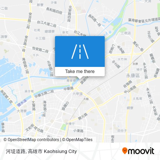 河堤道路 map
