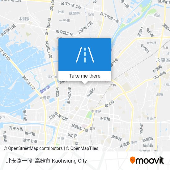 北安路一段地圖