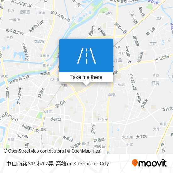 中山南路319巷17弄地圖