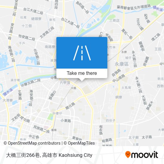 大橋三街266巷 map