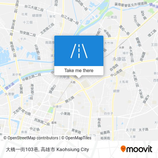 大橋一街103巷 map