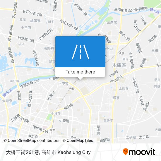 大橋三街261巷 map