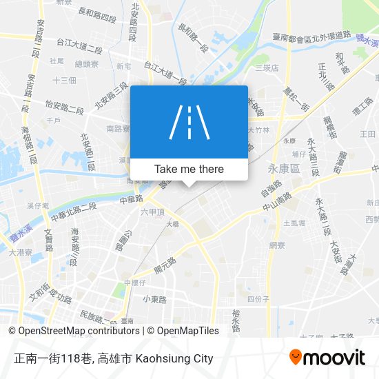 正南一街118巷地圖