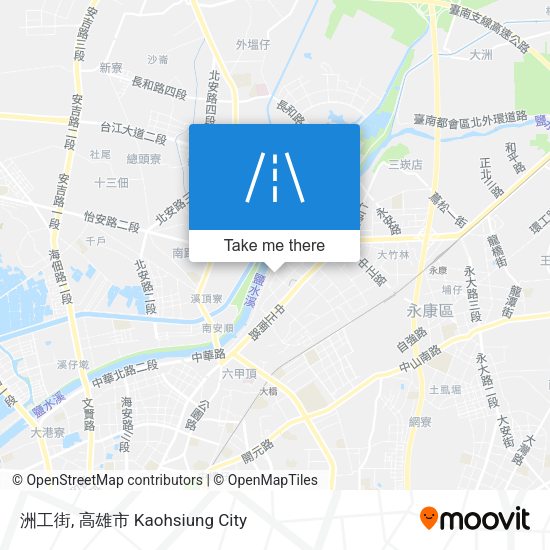 洲工街 map