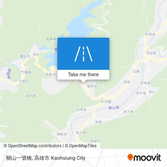 關山一號橋 map