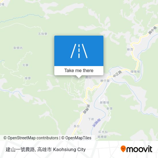建山一號農路 map