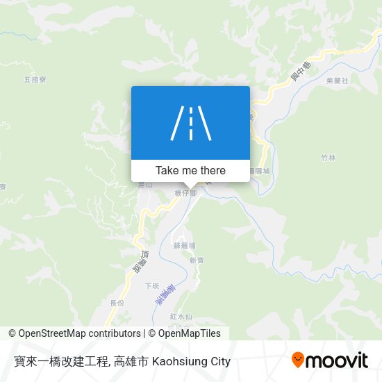 寶來一橋改建工程地圖
