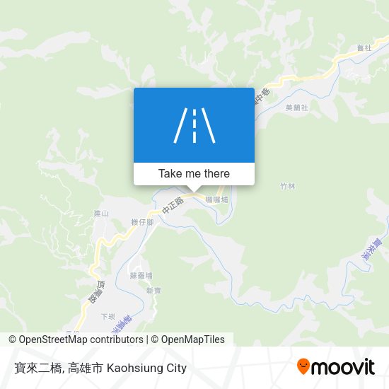 寶來二橋 map