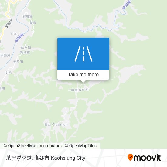 荖濃溪林道 map