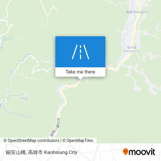 錫安山橋 map