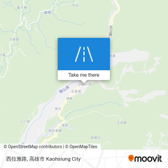 西拉雅路 map