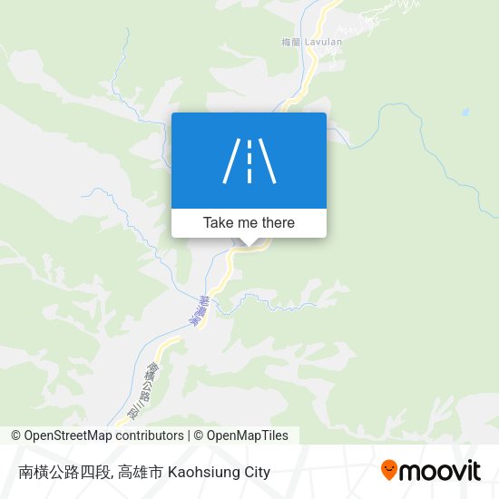 南橫公路四段地圖