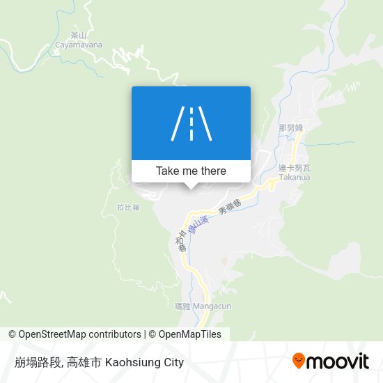 崩塌路段 map