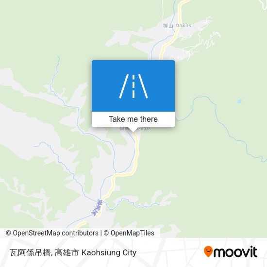 瓦阿係吊橋地圖