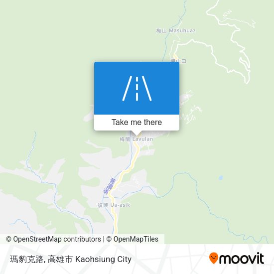 瑪豹克路地圖