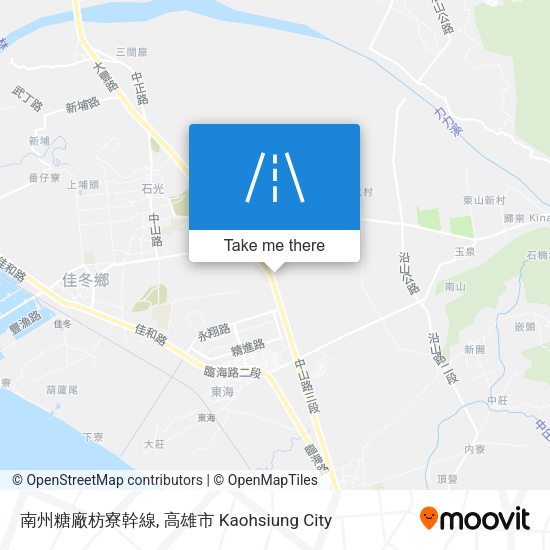 南州糖廠枋寮幹線 map