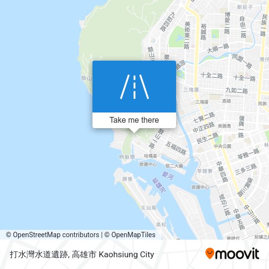 打水灣水道遺跡 map