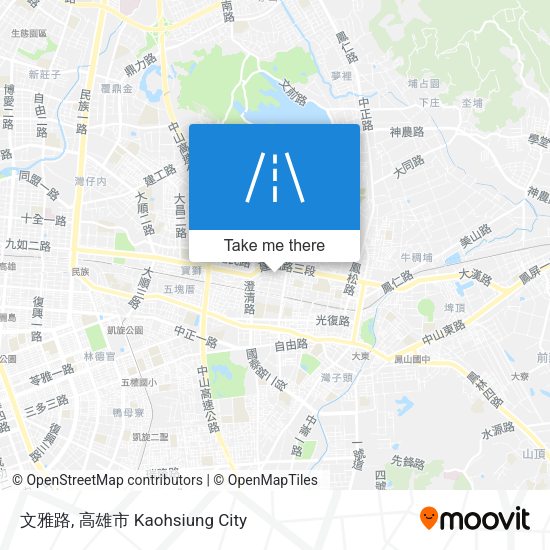 文雅路地圖
