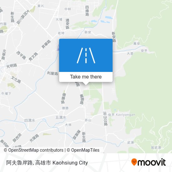 阿夫魯岸路 map