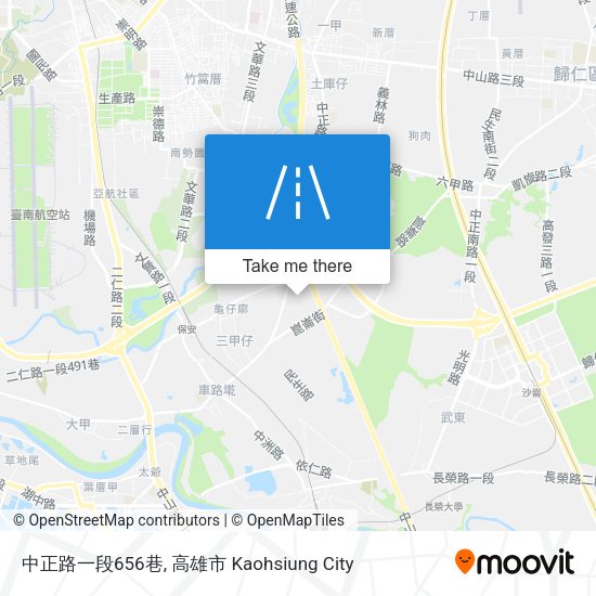 中正路一段656巷 map