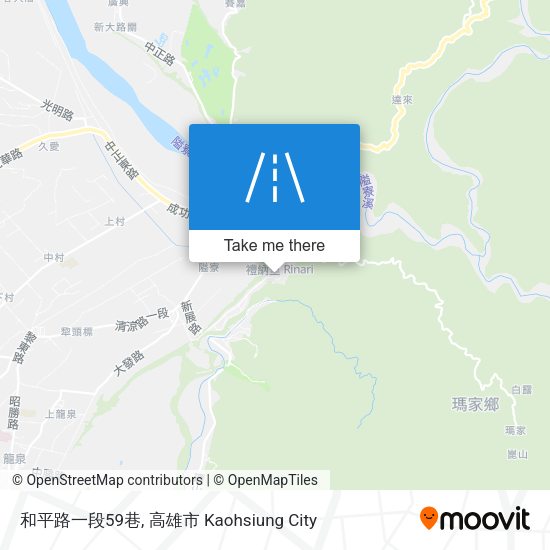 和平路一段59巷地圖