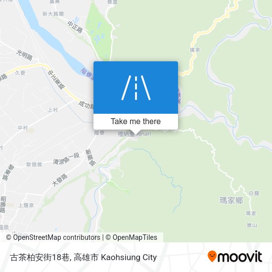古茶柏安街18巷地圖