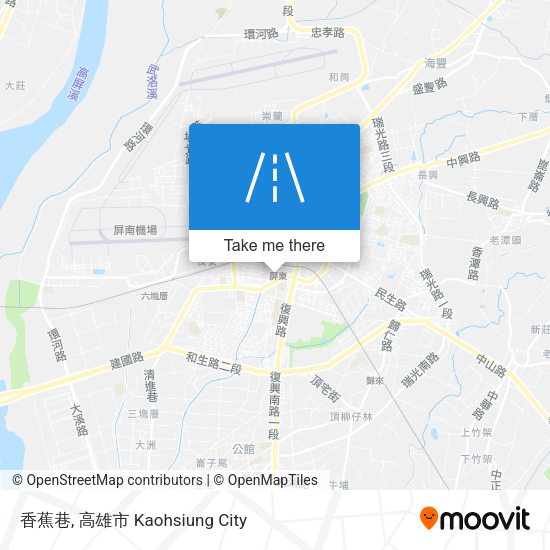 香蕉巷 map