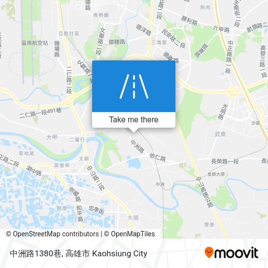 中洲路1380巷地圖