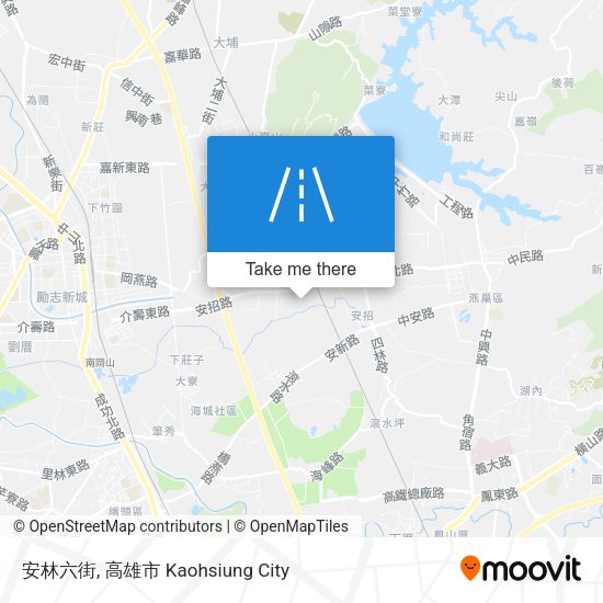 安林六街 map