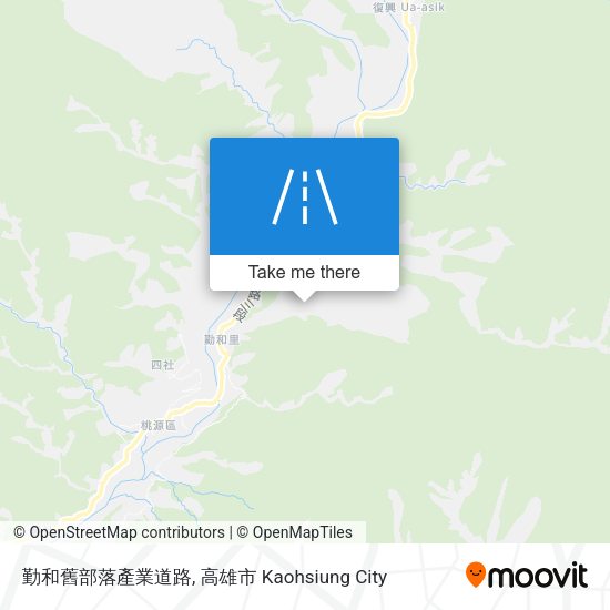 勤和舊部落產業道路 map