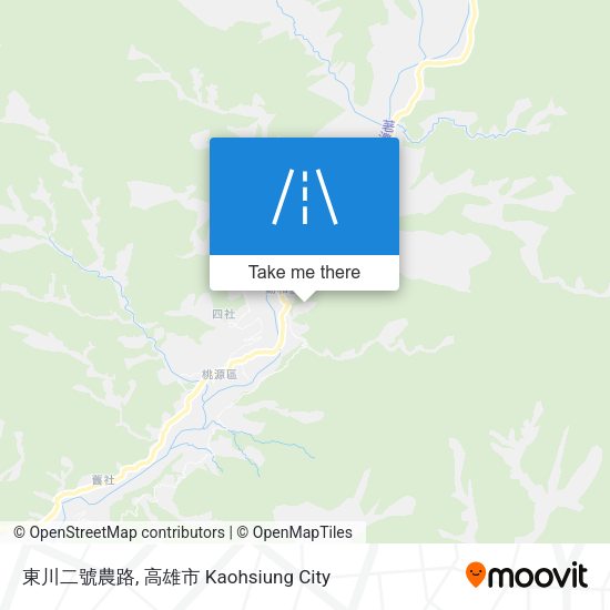 東川二號農路地圖