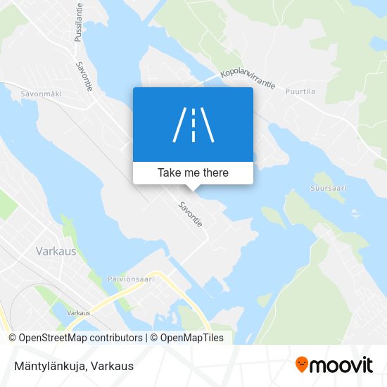 Mäntylänkuja map