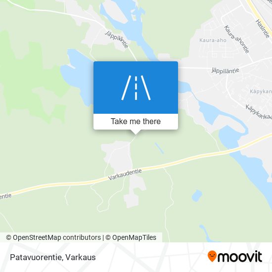 Patavuorentie map