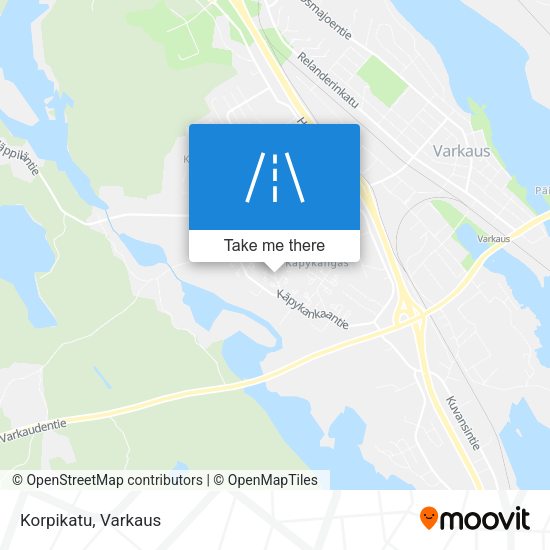 Korpikatu map