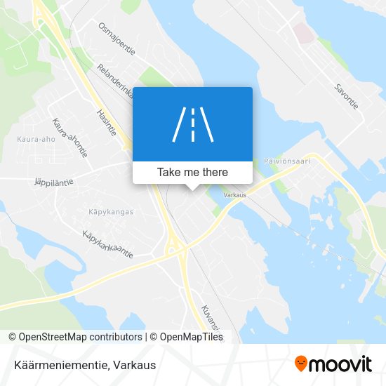 Käärmeniementie map