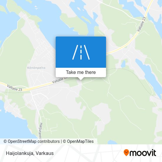 Haijolankuja map