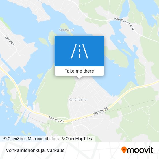 Vonkamiehenkuja map