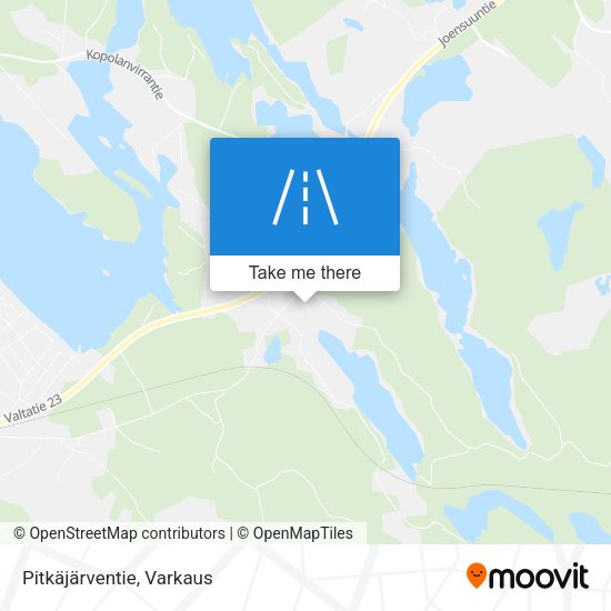 Pitkäjärventie map