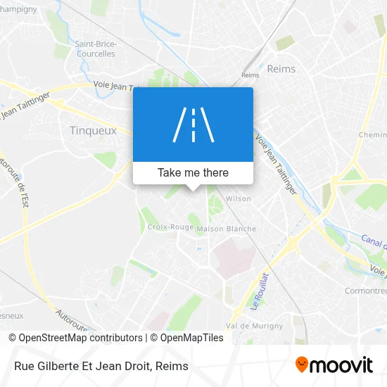 Rue Gilberte Et Jean Droit map