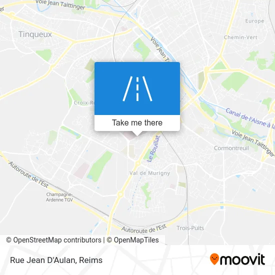 Rue Jean D'Aulan map